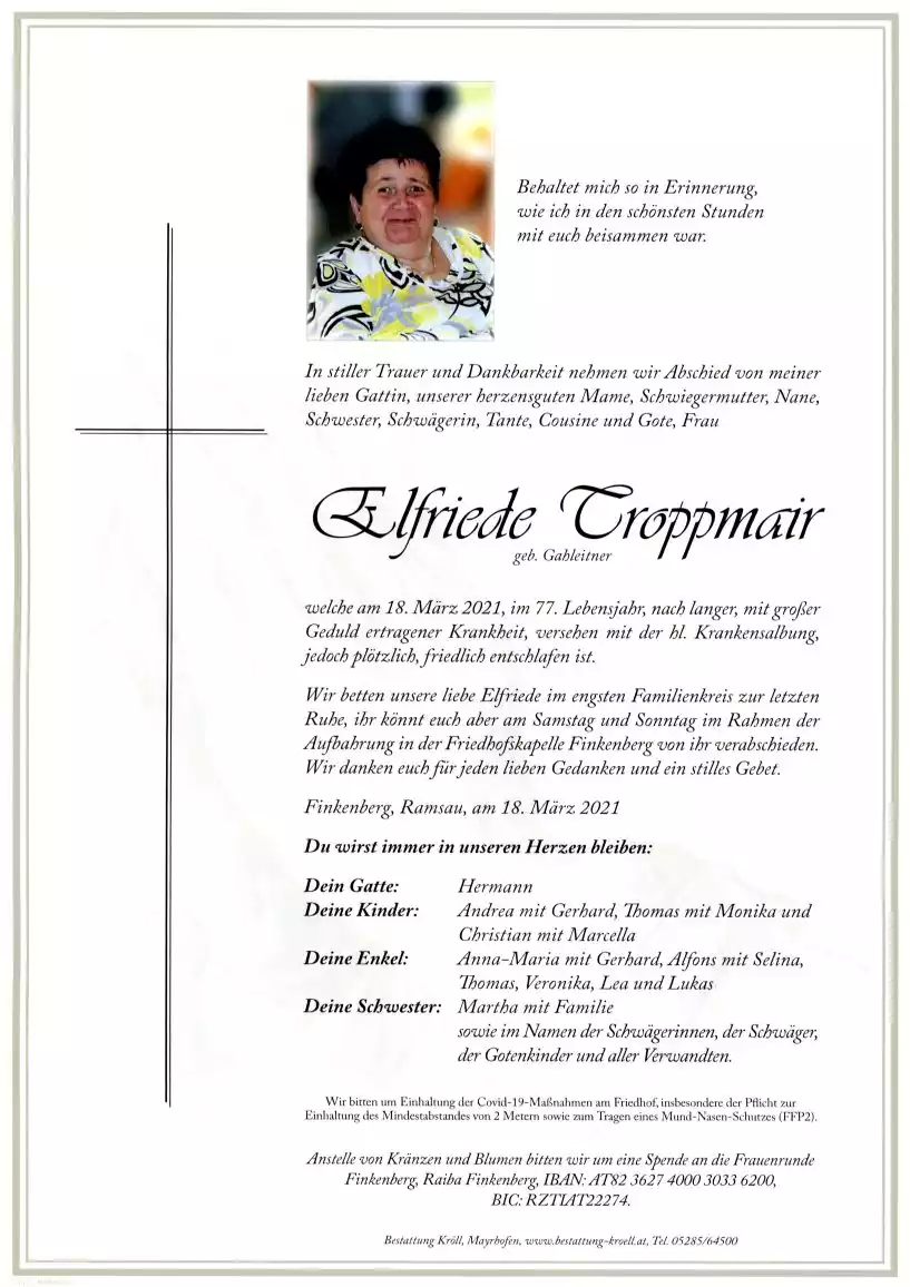 Parte von Elfriede Troppmair